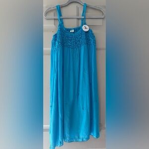 Island Planet Blue Sleeveless Sundress Sz L
